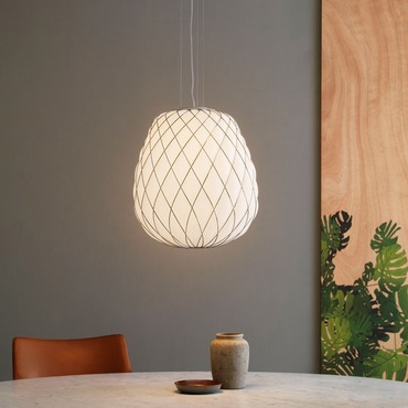Pinecone Round Pendant