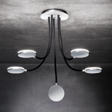 Flex 5 Light Ceiling Light | Holtkoetter at Lightology Flex 5 Light Ceiling Light