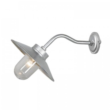 Bracket Canted Round Outdoor Wall Light