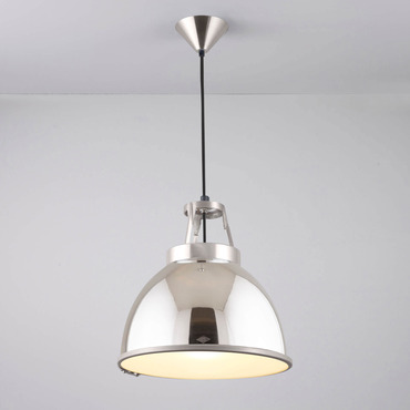 Titan Size 1 Pendant with Etched Glass Diffuser