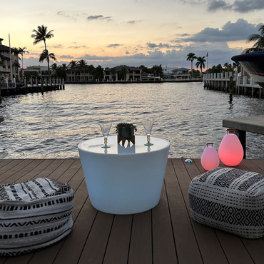 Bass Bluetooth Indoor / Outdoor LED Coffee Table | Smart & Green at Lightology Bass Bluetooth Indoor / Outdoor LED Coffee Table