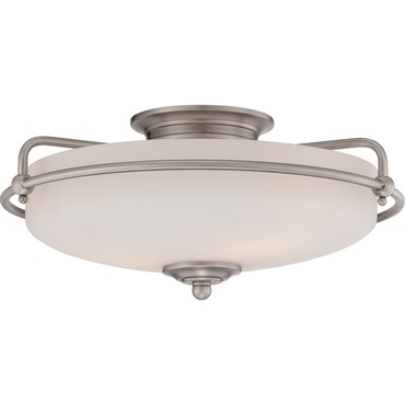 Griffin Ceiling Flush Light | Quoizel at Lightology Griffin Ceiling Flush Light
