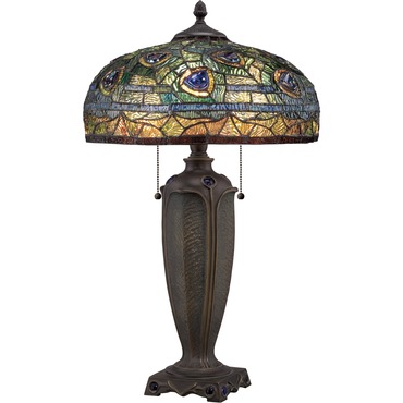 Tiffany 1487 Table Lamp | Quoizel at Lightology Tiffany 1487 Table Lamp