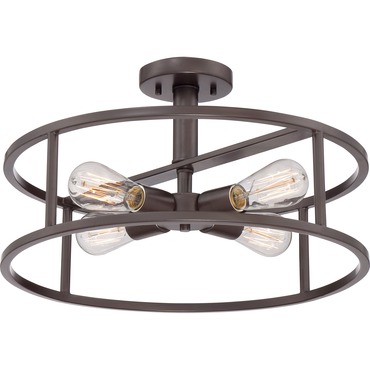 New Harbor Ceiling Semi Flush Light | Quoizel at Lightology New Harbor Ceiling Semi Flush Light