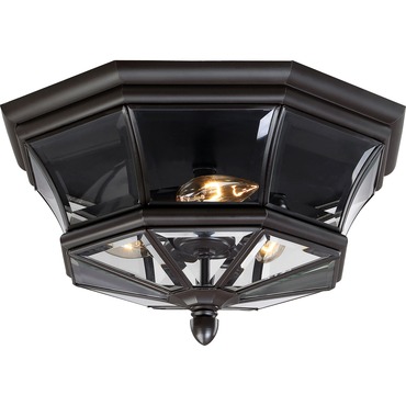 Newbury Outdoor Ceiling Flush Light | Quoizel at Lightology Newbury Outdoor Ceiling Flush Light