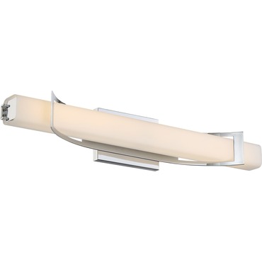 Platinum Blade Bathroom Vanity Light | Quoizel at Lightology Platinum Blade Bathroom Vanity Light