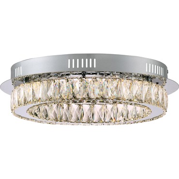 Platinum Embrace Ceiling Flush Light | Quoizel at Lightology Platinum Embrace Ceiling Flush Light