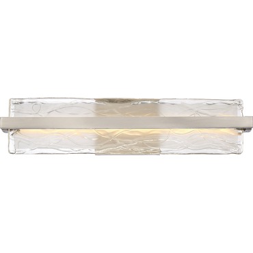 Platinum Glacial Bathroom Vanity Light | Quoizel at Lightology Platinum Glacial Bathroom Vanity Light