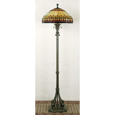 Tiffany 9320 Floor Lamp | Quoizel at Lightology Tiffany 9320 Floor Lamp