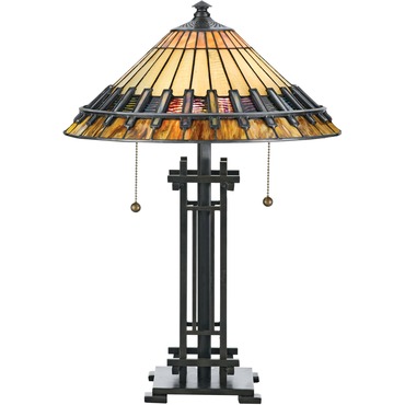 Tiffany 489 Table Lamp | Quoizel at Lightology Tiffany 489 Table Lamp