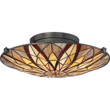 Victory Ceiling Flush Light | Quoizel at Lightology Victory Ceiling Flush Light