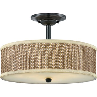 Zen Ceiling Semi Flush Light