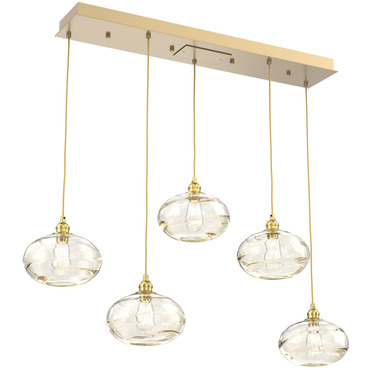 Coppa Linear Multi Light Pendant | Hammerton Studio at Lightology Coppa Linear Multi Light Pendant