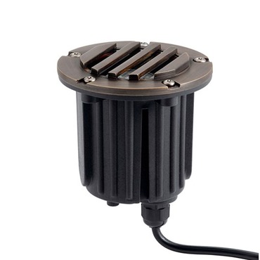 12V In Ground Light with Rock Guard | Kichler at Lightology 12V In Ground Light with Rock Guard