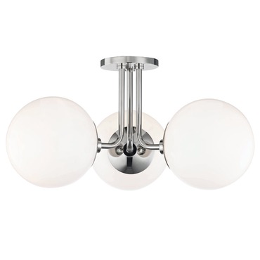 Stella Multi Semi Flush Ceiling Light | Mitzi at Lightology Stella Multi Semi Flush Ceiling Light