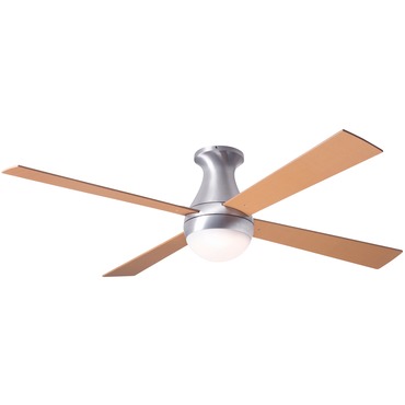 Ball Flush Ceiling Fan with Light | Modern Fan Co. at Lightology Ball Flush Ceiling Fan with Light