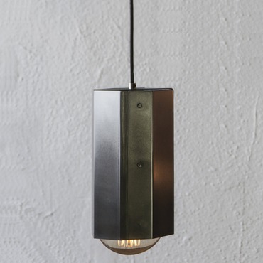 Hex Light Pendant | John Beck Steel at Lightology Hex Light Pendant