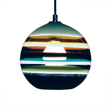 Banded Orb Pendant | Siemon & Salazar at Lightology Banded Orb Pendant