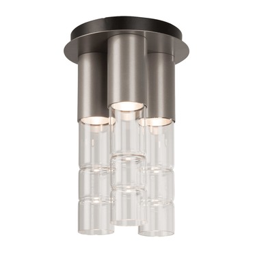 Bamboo Semi Flush Mount Ceiling Light