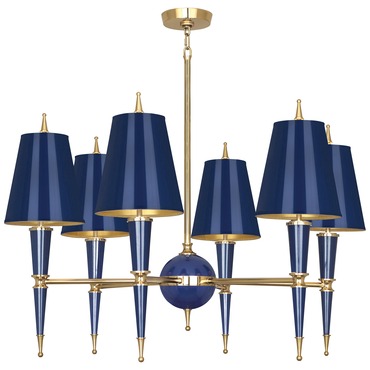 Versailles Painted Shade Chandelier