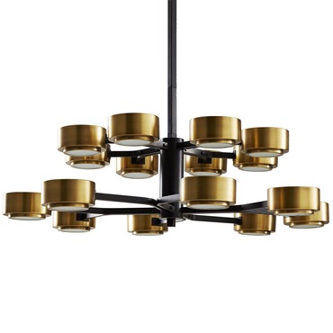 Jalen Two Tier Chandelier | Arteriors Home at Lightology Jalen Two Tier Chandelier
