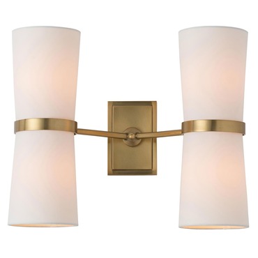 Inwood Double Wall Sconce | Arteriors Home at Lightology Inwood Double Wall Sconce