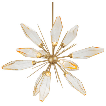 Rock Crystal Starburst Chandelier | Hammerton Studio at Lightology Rock Crystal Starburst Chandelier