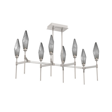 Rock Crystal Linear Belvedere Chandelier | Hammerton Studio at Lightology Rock Crystal Linear Belvedere Chandelier