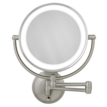 10x/1x Round Battery Operated LED Wall Mirror | Zadro at Lightology 10x/1x Round Battery Operated LED Wall Mirror