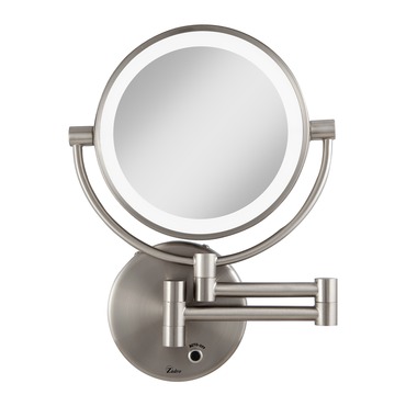 Cordless 1X/10X LED Wall Mount Mirror | Zadro at Lightology Cordless 1X/10X LED Wall Mount Mirror