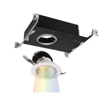 Aether 3.5 inch Round Color Changing Adj Trim / Housing | WAC Lighting at Lightology Aether 3.5 inch Round Color Changing Adj Trim / Housing