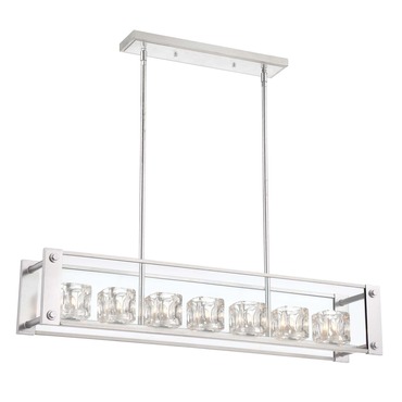 Cavern Linear Island Chandelier | Zeev Lighting at Lightology Cavern Linear Island Chandelier