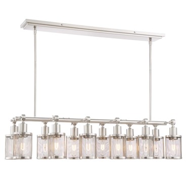 Geminus Linear Island Chandelier