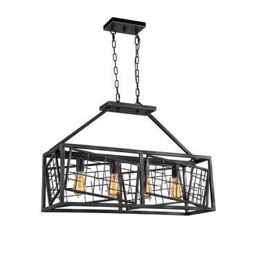 Plexus Linear Island Chandelier