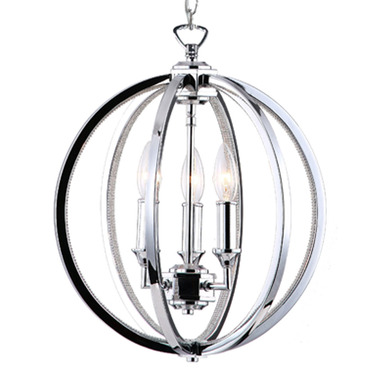 Karland Round Chandelier | Dainolite at Lightology Karland Round Chandelier