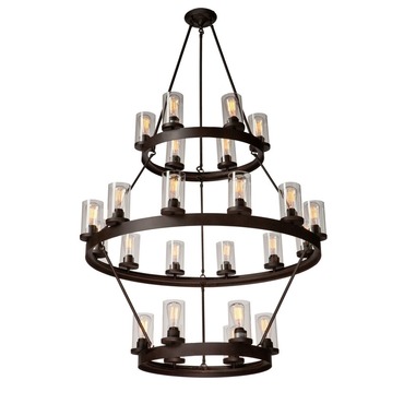 Menlo Park 3-Tier Chandelier | Artcraft at Lightology Menlo Park 3-Tier Chandelier