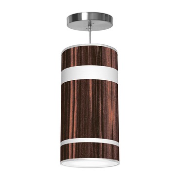 Band Column Pendant | Jef Designs at Lightology Band Column Pendant