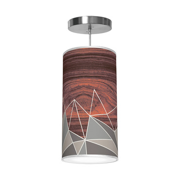 Facet Column Pendant | Jef Designs at Lightology Facet Column Pendant