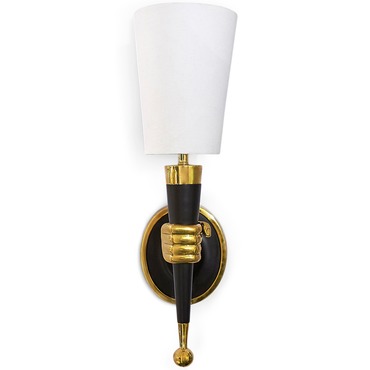 Brass Hand Wall Light