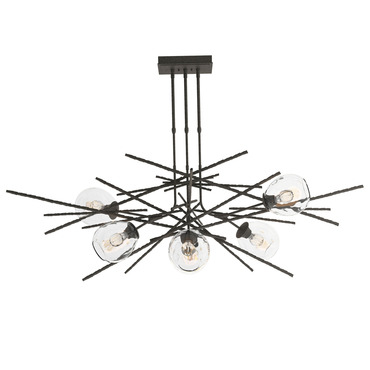 Griffin Linear Chandelier | Hubbardton Forge at Lightology Griffin Linear Chandelier
