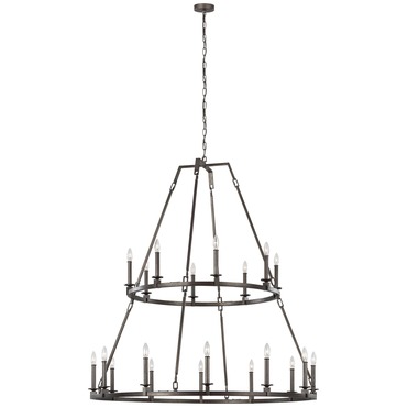 Landen Two Tier Chandelier | Visual Comfort Studio at Lightology Landen Two Tier Chandelier