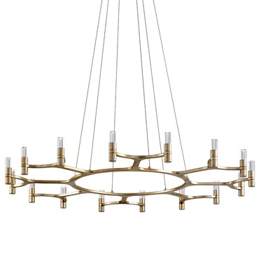 Nexus Chandelier | Corbett Lighting at Lightology Nexus Chandelier