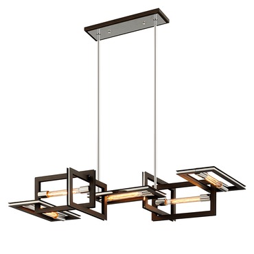 Enigma Linear Island Pendant | Troy Lighting at Lightology Enigma Linear Island Pendant