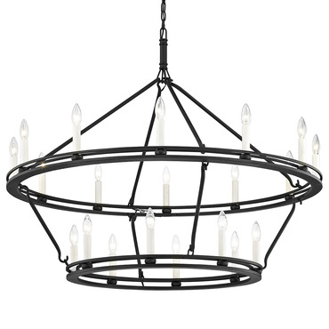 Sutton Double Chandelier | Troy Lighting at Lightology Sutton Double Chandelier