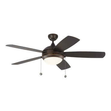 Discus Outdoor Ceiling Fan with Light