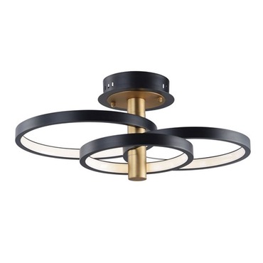 Hoopla Semi Flush Ceiling Light | Et2 at Lightology Hoopla Semi Flush Ceiling Light