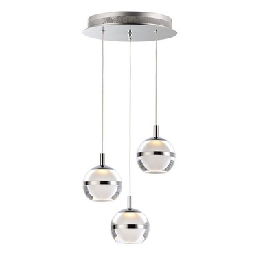 Swank Multi Light Pendant | Et2 at Lightology Swank Multi Light Pendant