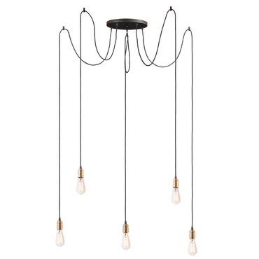Early Electric Multi Light Pendant | Maxim Lighting at Lightology Early Electric Multi Light Pendant