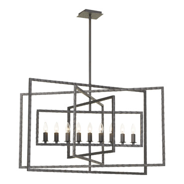 Capri Linear Chandelier | Crystorama at Lightology Capri Linear Chandelier