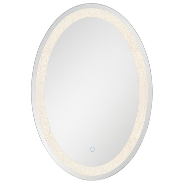 Oval Back-lit LED Mirror | Eurofase at Lightology Oval Back-lit LED Mirror